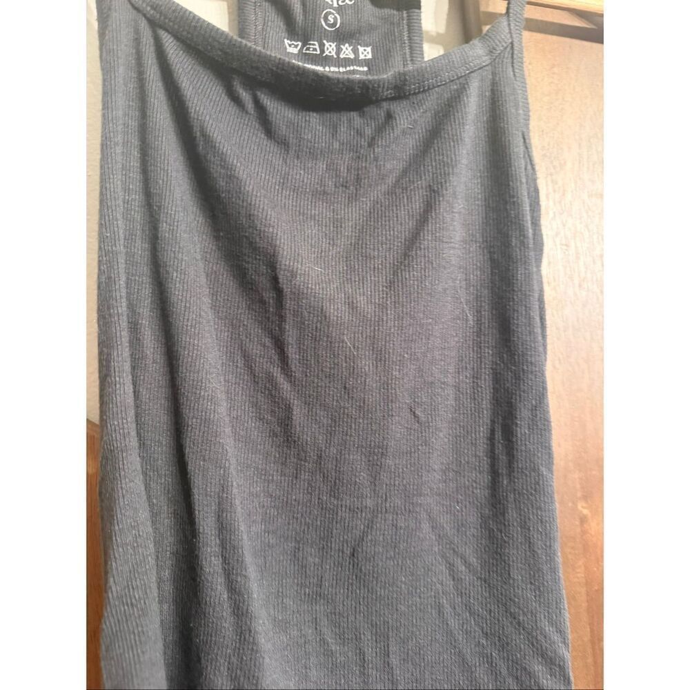 Bo & Tee Gray Transition Soft Ribbed Racerback Stretch‎ Tank Top Small - Picture 3 of 5